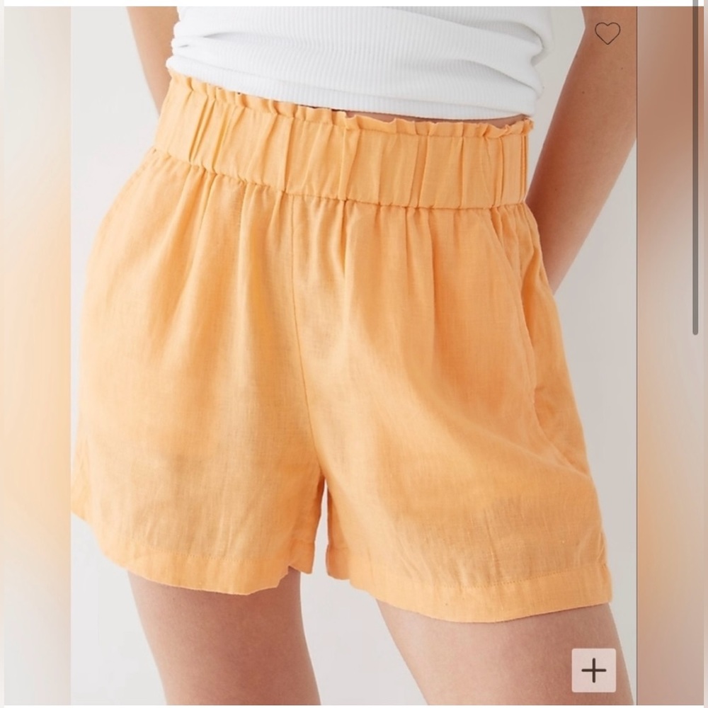 J.Crew Pull-on linen short - NWT